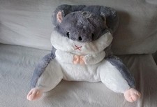 Geschenk Rückenkissen Hamster Stofftier Kuscheltier Sitzkissen