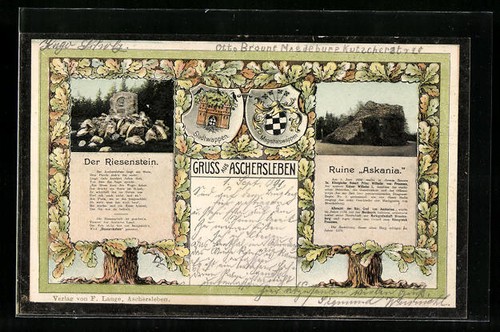 Aschersleben ruine - aschersleben,,