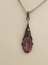 Jugendstil Silber Anhänger