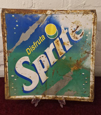 Sprite altes blechschild - altes,
