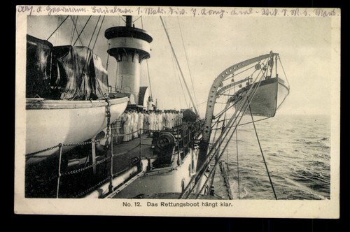 Das rettungsboot hängt - das,