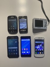 Handy-Konvolut + Digitalkamera – Bastler/Teile – ungeprüft