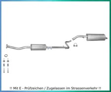 Auspuffanlage für Citroen C2