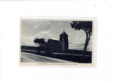 Kirche in Zinnwald-Georgenfeld im Erzgebirge in der Abenddämmerung