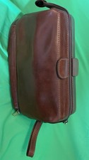 Giudi Kulturbeutel Braun Gebraucht Guter Zustand Leder