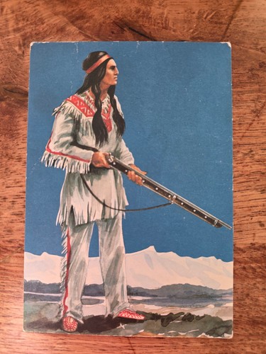 Seltene winnetou postkarte - winnetou,