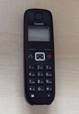 Gigaset AS320 Telefon Mobilteil Handgerät Ersatz Schwarz Handteil Handy