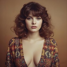 Dame Frau Model Vintage Retro