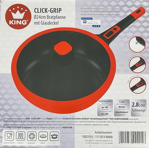 Bratpfanne king click grip - bratpfanne,