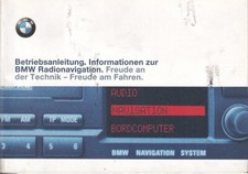 BMW RadioNAVIGATION Bedienungsanleitung 1999 Betriebsanleitung Handbuch RN