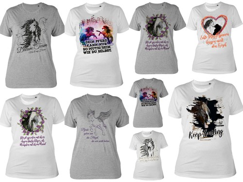 Pferde shirt sprüche - pferde,