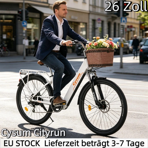 Cysum stadtrad bike 26zoll - cysum, e-bike,26zoll