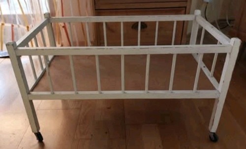 Vintage puppenbett - vintage,