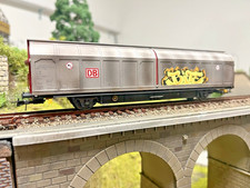 Piko 54505 Großraum Schiebewandwaggon AC für Märklin HO gealtert und Graffiti