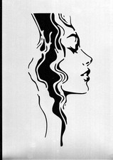 Schablone für Wände Airbrush