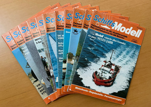 Schiffsmodell jahrgang 1987 - schiffsmodell,