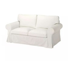Ikea EKTORP Bezug für 2-Sitzer Sofa, Blekinge weiß, 200.476.00, gebrauchter Zustand.