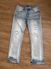 Herren Jeans SMOG 32/30 Hellblau