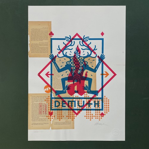 Siebdruck poster collage - siebdruck,