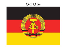 DDR Flagge Aufkleber (10-1000