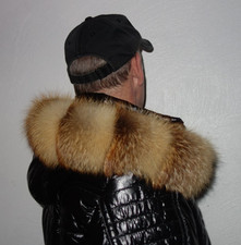 Fuchs Pelz Kapuze Kragen Rotfuchs Fellkragen Pelzstreifen Jacke Pelzkragen Parka