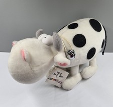 VINTAGE - HEYE MORDILLO "Crazy zoo" KUH - Plüschtier - 32cm - mit Etikett 1993