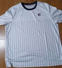 FILA STRIPES TENNIS POLOSHIRT XXL Herren