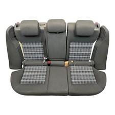 Rücksitzbank Rücksitz Sitzbank Stoff Skoda Octavia 1Z Facelift schwarz blau