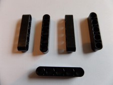 5x 32316 Lego Technic Liftarm Lochbalken 1x5 schwarz black 4142135