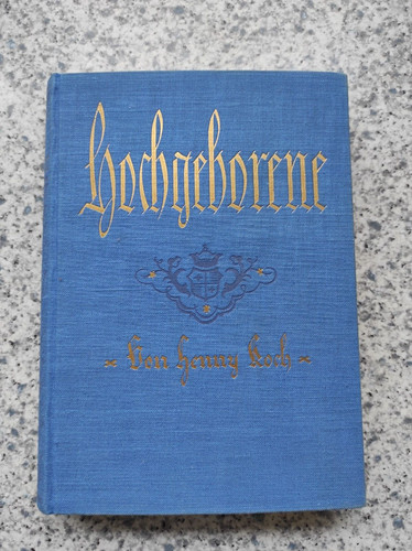 Buch hochgebornere von - buch,