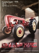 MINICHAMPS WERBESEITE..PORSCHE Super Trecker in 1-8...Zeitungsanzeige #2104f