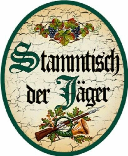 Nostalgieschild stammtisch der - nostalgieschild,