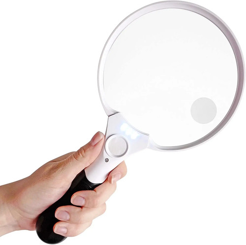 Led handlupe lupe mit licht - led,