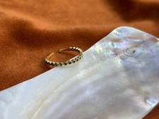 Zierlicher smaragd ring - zierlicher,