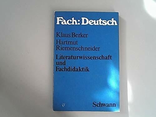 Literaturwissenschaft und
