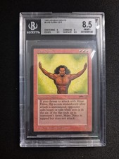 MIJAE DJINN Arabian Nights BGS 8.5 Magic The Gathering No PSA Alpha Beta Vintage