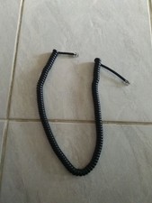 Hörerspiralkabel Telefon Hörerkabel Hörer Anschlußschnur Länge 60cm schwarz