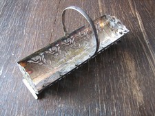 bezauberndes Henkelkörbchen Silberkörbchen Korb Körbchen EPNS silber pl England