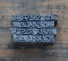 Alphabet bleilettern vintage - alphabet,