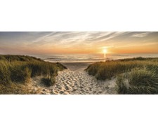 Glasbild Weg Zum Strand I