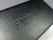 IC Berlin Brillenetui Hartschale schwarz Groß L sonnenbrille  magnetisch eckig