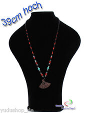  Schmuckbüste Dekobüste dicker gepolstert Samt schwarz Nr:120595 extra hoch