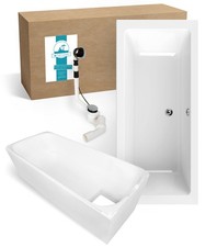 Badewanne Rechteck 180x80 Duo
