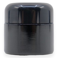 Black Leaf Glasdose aus