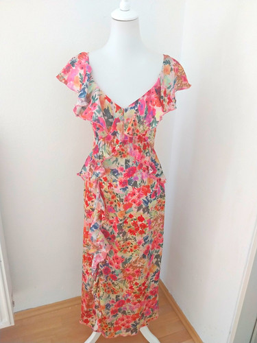 Zara damen maxikleid - damen, lang