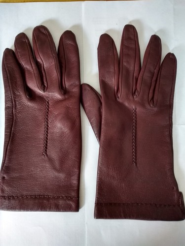 Damen leder handschuhe - leder,