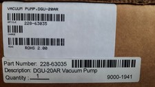 NEW Vacuum Pump, DGU-20AR; MPN