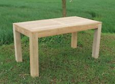 Massiver Premium Teaktisch rechteckig Gartentisch Gartenmöbel Teakmöbel 3 Größen