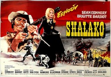 Sean Connery Brigitte Bardot SHALA Original Vintage 2 Blatt Filmplakat 1968