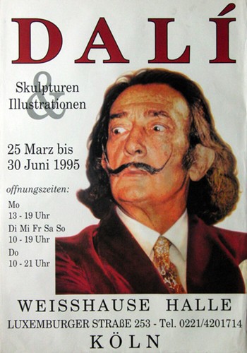 Dali salvador 1995 plakat - dali,,